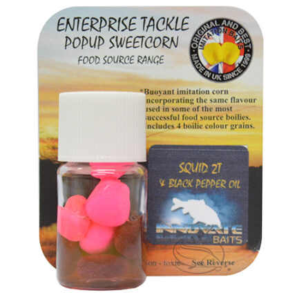 Enterprise Tackle Pop-up Sweetcorn Food Source Squid 2T & Black Pepper Oil
